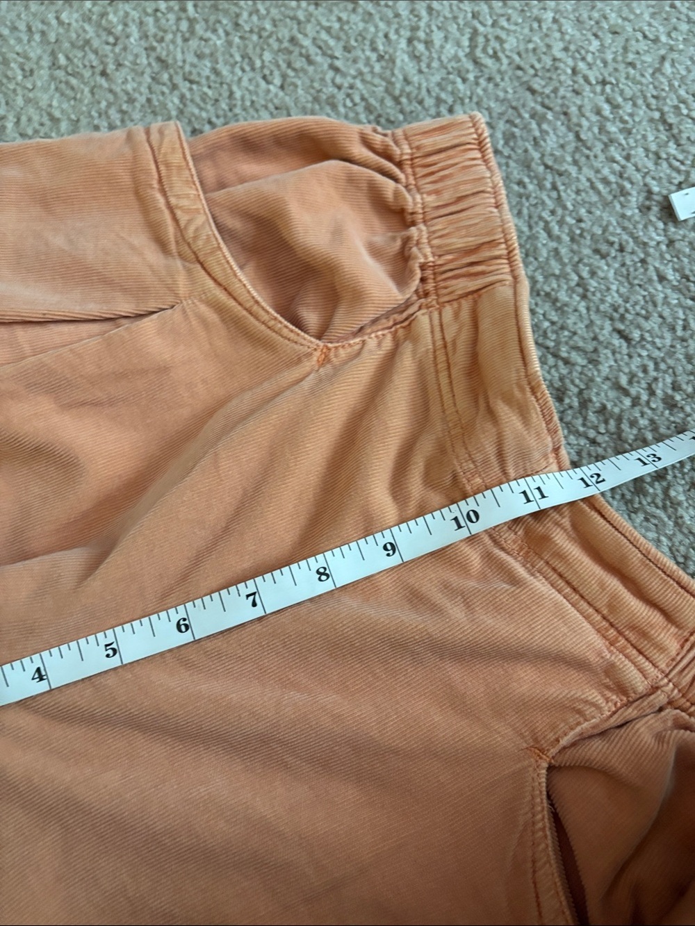 We The Free Peach Wide-Leg Corduroy Pants size XS - Picture 5 of 8